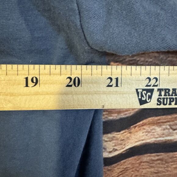 Mount Everest 2015 Expedition Climbing Crew Large T-Shirt SS Blue Mountain DS - Picture 8 of 8